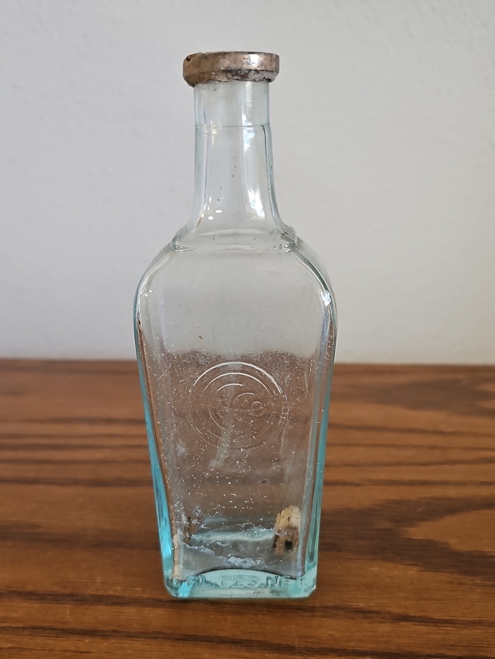 Antique Early 1900s Colgate & Co Empty Glass Perfume Bottle Tote 7